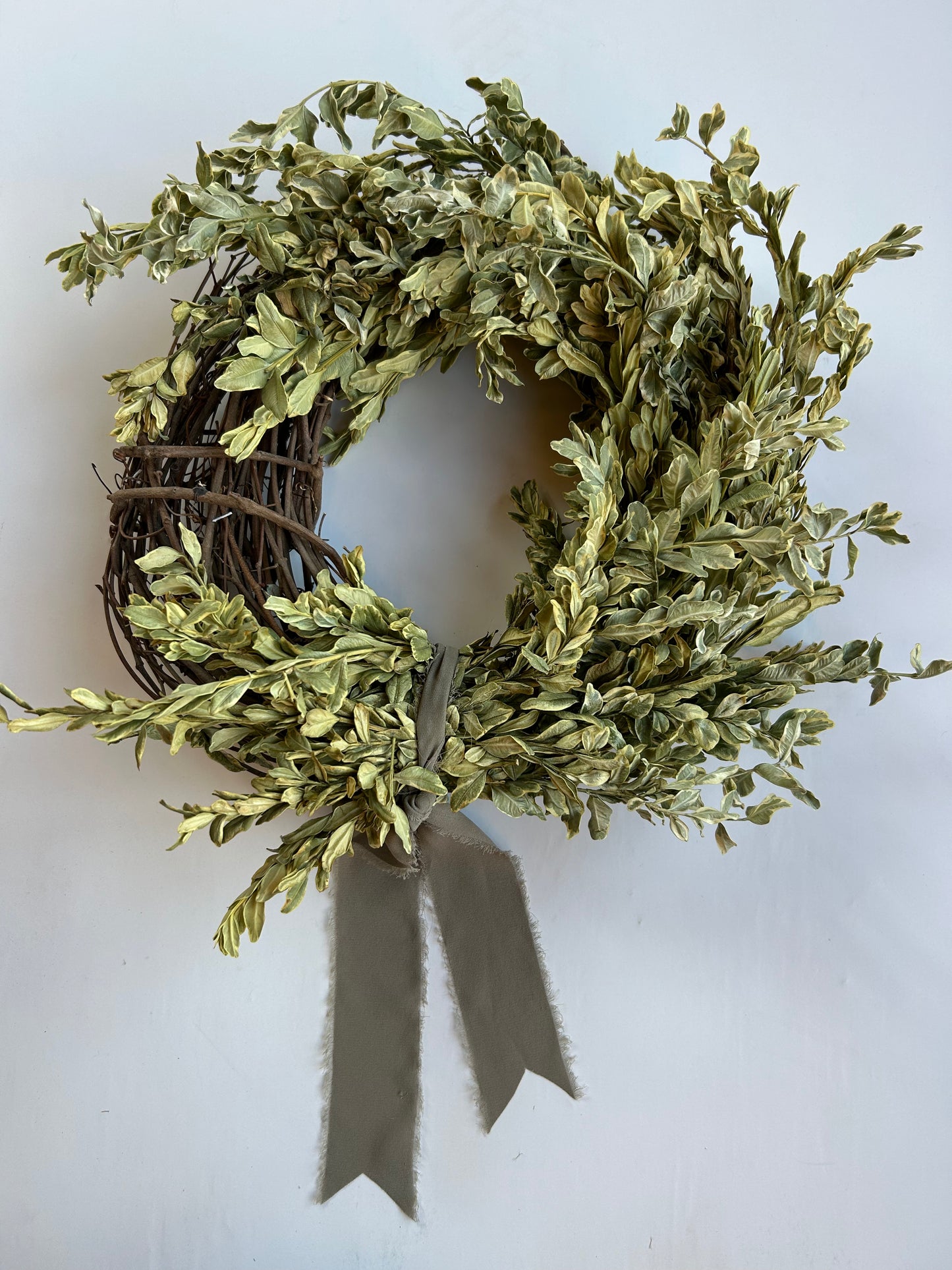 Dried Boxwood Wreath