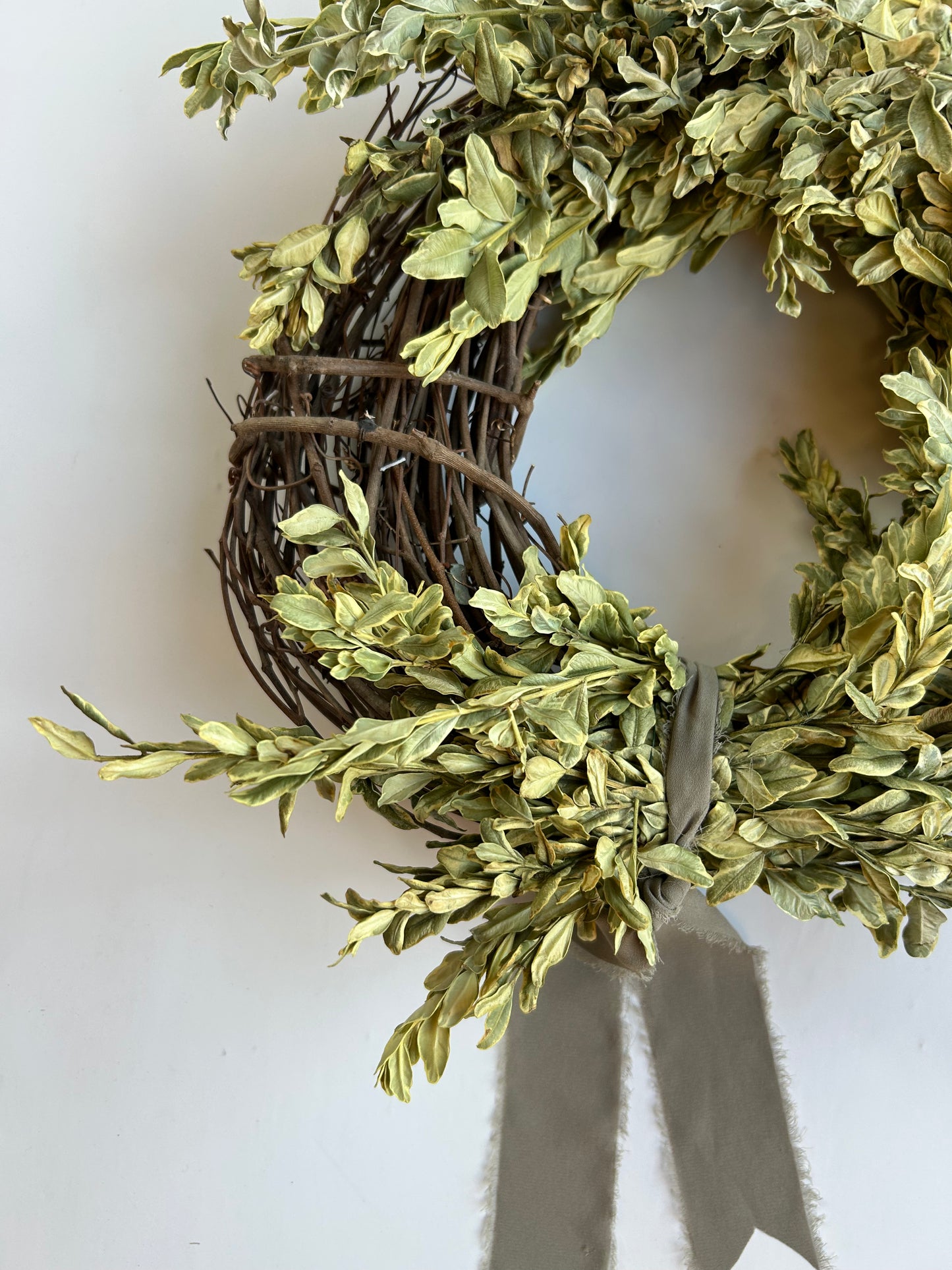 Dried Boxwood Wreath