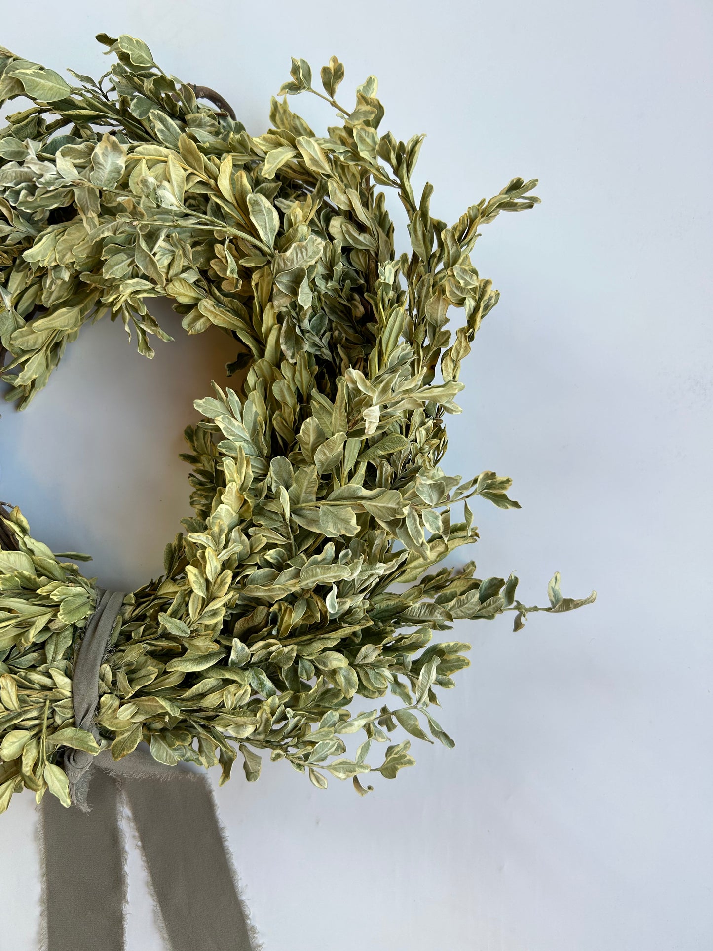 Dried Boxwood Wreath